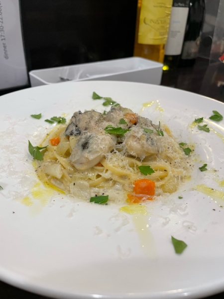 牡蠣パスタ